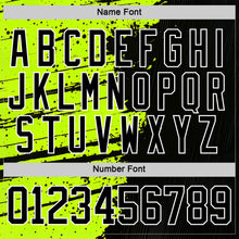 Load image into Gallery viewer, Custom Black Green-White 3D Pattern Abstract Splatter Paint Hockey Lace Neck Jersey
