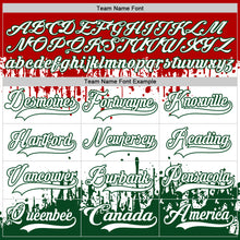 Load image into Gallery viewer, Custom Red White-Green 3D Pattern Abstract Splatter Paint Mexico Christmas Hockey Lace Neck Jersey
