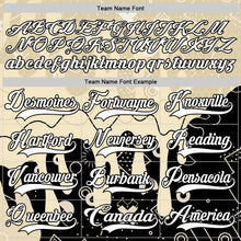 Load image into Gallery viewer, Custom City Cream White-Black 3D Pattern Abstract Splatter Paint Hockey Lace Neck Jersey
