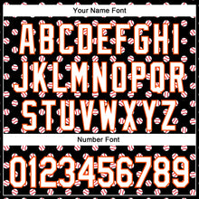 Laden Sie das Bild in den Galerie-Viewer, Custom Stitched Black White-Orange 3D Pattern Design Baseball Game Day Cincinnati Inspired Sports Pullover Sweatshirt Hoodie
