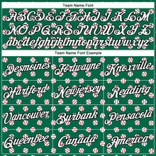 Charger l'image dans la galerie, Custom Stitched Kelly Green White-Black 3D Pattern Design Baseball Game Day New York Inspired Sports Pullover Sweatshirt Hoodie
