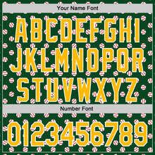 Load image into Gallery viewer, Custom Stitched Green Gold-White 3D Pattern Design Baseball Game Day Green Bay Inspired Sports Pullover Sweatshirt Hoodie
