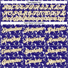 Загрузить изображение в средство просмотра галереи, Custom Stitched Dark Purple White Old Gold-Red 3D Pattern Design Baseball Game Day Baltimore Inspired Sports Pullover Sweatshirt Hoodie
