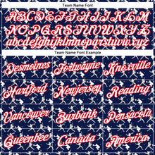 Laden Sie das Bild in den Galerie-Viewer, Custom Stitched Navy White-Fire Red 3D Pattern Design Baseball Game Day New England Inspired Sports Pullover Sweatshirt Hoodie
