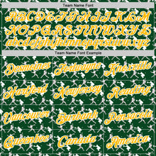 Load image into Gallery viewer, Custom Stitched Green Gold Red-White 3D Pattern Design Baseball Game Day Green Bay Inspired Sports Pullover Sweatshirt Hoodie
