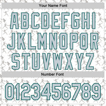 Laden Sie das Bild in den Galerie-Viewer, Custom Stitched White Silver Gray Blue-Midnight Green 3D Pattern Design Baseball Game Day Seattle Inspired Sports Pullover Sweatshirt Hoodie
