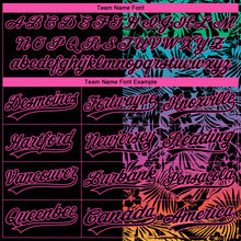 Загрузить изображение в средство просмотра галереи, Custom Stitched Black Pink 3D Tropical Hawaii Palm Leaves Sports Pullover Sweatshirt Hoodie
