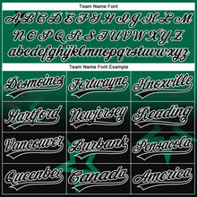 Load image into Gallery viewer, Custom Stitched Kelly Green Black-White 3D Gradient Style Twinkle Star Sports Pullover Sweatshirt Hoodie
