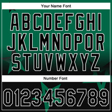 Load image into Gallery viewer, Custom Stitched Kelly Green Black-White 3D Gradient Style Twinkle Star Sports Pullover Sweatshirt Hoodie
