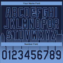 Load image into Gallery viewer, Custom Stitched Navy Light Blue 3D Gradient Fashion Chicago City Edition Sports Pullover Sweatshirt Hoodie
