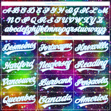 Load image into Gallery viewer, Custom Stitched Black White-Light Blue 3D Pattern Design Galactic Sports Pullover Sweatshirt Hoodie
