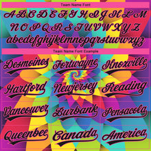 Laden Sie das Bild in den Galerie-Viewer, Custom Stitched Rainbow Black-Pink 3D Pattern Design Abstract Sports Pullover Sweatshirt Hoodie
