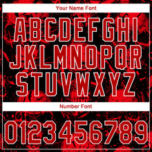 Загрузить изображение в средство просмотра галереи, Custom Stitched Black Red-White 3D Pattern Design Halloween Skulls Sports Pullover Sweatshirt Hoodie
