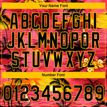 Загрузить изображение в средство просмотра галереи, Custom Stitched Red Black-Yellow 3D Sun Beach Hawaii Palm Trees Sports Pullover Sweatshirt Hoodie
