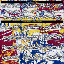 Load image into Gallery viewer, Custom Stitched Graffiti Pattern White-Black 3D Abstract Splatter Sports Pullover Sweatshirt Hoodie
