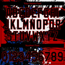 Load image into Gallery viewer, Custom Stitched Graffiti Pattern Black-Red 3D Abstract Splatter Sports Pullover Sweatshirt Hoodie
