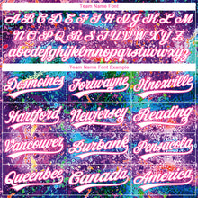 Load image into Gallery viewer, Custom Stitched Graffiti Pattern White-Pink 3D Abstract Splatter Sports Pullover Sweatshirt Hoodie
