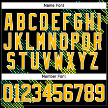 Загрузить изображение в средство просмотра галереи, Custom Aurora Green Gold Black-White 3D Pattern Design Foodie Funny Fries Hockey Lace Neck Jersey
