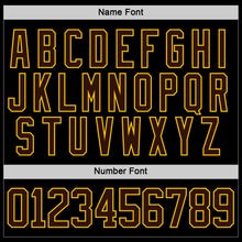 Загрузить изображение в средство просмотра галереи, Custom Black Brown Pink Yellow-White 3D Abstract Pattern Graphic Cyber Mecha E-sport Hockey Lace Neck Jersey
