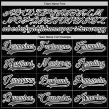 Load image into Gallery viewer, Custom Black Steel Gray Red Yellow-White 3D Abstract Pattern Graphic Cyber Mecha E-sport Hockey Lace Neck Jersey
