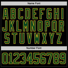 Laden Sie das Bild in den Galerie-Viewer, Custom White Green Black-Yellow 3D Abstract Pattern Graphic Cyber Mecha E-sport Hockey Lace Neck Jersey
