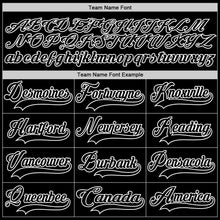 Load image into Gallery viewer, Custom Black Royal Green-White 3D Abstract Pattern Graphic Cyber Mecha E-sport Hockey Lace Neck Jersey
