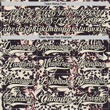 Загрузить изображение в средство просмотра галереи, Custom Cream Black-Pink 3D Pattern Tiger Print Hockey Lace Neck Jersey
