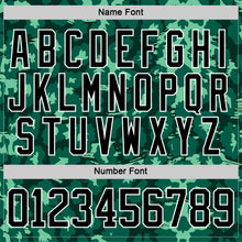 Загрузить изображение в средство просмотра галереи, Custom Green Black-White 3D Pattern Leopard Print Hockey Lace Neck Jersey
