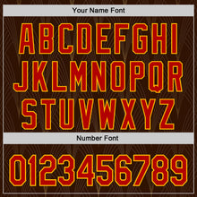 Charger l'image dans la galerie, Custom Brown Red Gold-Green 3D Pattern Design Black History Month Africa Tribal Authentic Baseball Jersey
