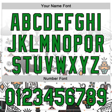 Laden Sie das Bild in den Galerie-Viewer, Custom White Grass Green Red Yellow-Black 3D Pattern Design Black History Month Africa Tribal Authentic Baseball Jersey
