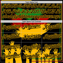 Charger l'image dans la galerie, Custom Black Green Red-Gold 3D Pattern Design Black History Month Africa Tribal Authentic Baseball Jersey
