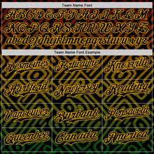 Laden Sie das Bild in den Galerie-Viewer, Custom Brown Black Red Gold-Green 3D Pattern Design Black History Month Africa Tribal Authentic Baseball Jersey
