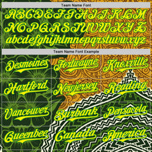 Загрузить изображение в средство просмотра галереи, Custom Old Gold Light Yellow Grass Green Black-Red 3D Pattern Design Black History Month Africa Tribal Authentic Baseball Jersey
