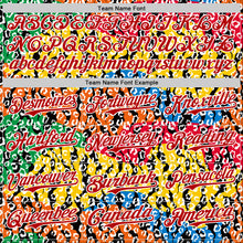 Load image into Gallery viewer, Custom Yellow Red Black Green-White 3D Pattern Design Black History Month Animal Print Authentic Baseball Jersey
