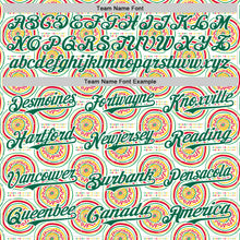 Load image into Gallery viewer, Custom White Kelly Green Yellow-Red 3D Pattern Design Black History Month African Ethnicity Style Authentic Baseball Jersey
