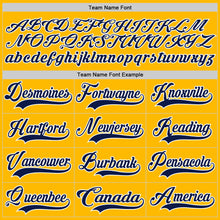 Laden Sie das Bild in den Galerie-Viewer, Custom Gold Black Navy Aqua Pink-White 3D Pattern Plaid Hockey Jersey
