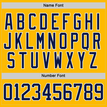 Laden Sie das Bild in den Galerie-Viewer, Custom Gold Black Navy Aqua Pink-White 3D Pattern Plaid Hockey Jersey
