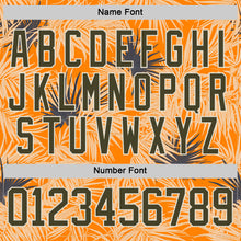 Charger l'image dans la galerie, Custom Bay Orange Olive-Cream 3D Pattern Hawaii Tropical Palm Trees Hockey Lace Neck Jersey
