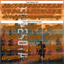 Charger l'image dans la galerie, Custom Texas Orange Olive Minnesota Sunset Cityscape Vikings City Symbol Authentic Baseball Jersey
