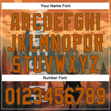 Charger l'image dans la galerie, Custom Texas Orange Olive Minnesota Sunset Cityscape Vikings City Symbol Authentic Baseball Jersey
