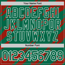 Laden Sie das Bild in den Galerie-Viewer, Custom Kelly Green Red-White Mexico Performance T-Shirt
