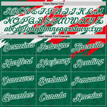 Laden Sie das Bild in den Galerie-Viewer, Custom Kelly Green White-Fire Red Mexico Performance T-Shirt
