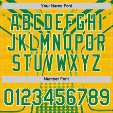 Laden Sie das Bild in den Galerie-Viewer, Custom Yellow Green White-Black South Africa Performance T-Shirt
