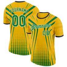 Laden Sie das Bild in den Galerie-Viewer, Custom Yellow Green White-Black South Africa Performance T-Shirt
