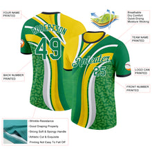 Laden Sie das Bild in den Galerie-Viewer, Custom Yellow Green White-Black South Africa Performance T-Shirt
