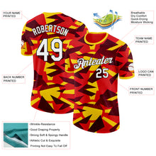 Load image into Gallery viewer, Custom Red White Black-Yellow North Macedonia Performance T-Shirt
