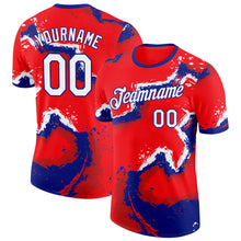 Load image into Gallery viewer, Custom Red White-Blue Czech Republic Performance T-Shirt
