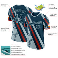 Charger l'image dans la galerie, Custom Blue Navy-Red USA Performance T-Shirt

