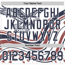 Laden Sie das Bild in den Galerie-Viewer, Custom White Blue-Red USA Eagle And Star Performance T-Shirt
