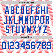 Laden Sie das Bild in den Galerie-Viewer, Custom White Thunder Blue-Red Paraguay Geometric Shape Performance T-Shirt
